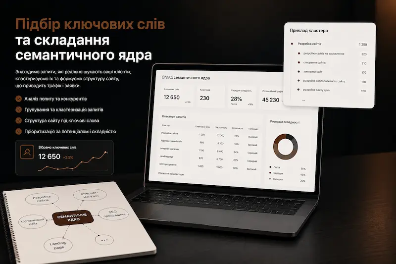 Подбор ключевых слов и составление семантического ядра для сайта