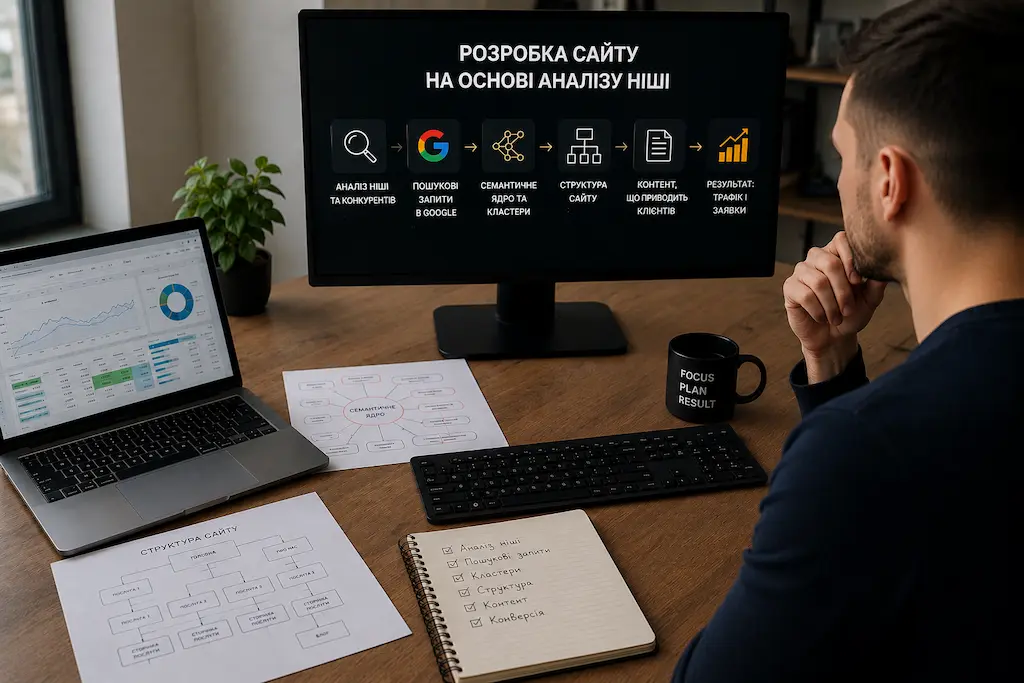Розробка сайту на основі аналізу